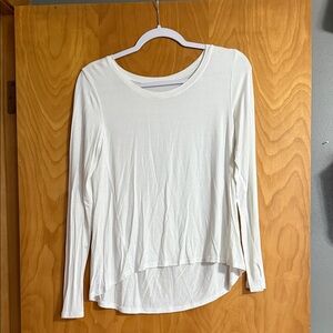 ZYIA Classic White Long Sleeve Tee